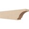 Ekena Millwork 4in. W x 6in. H x 24in. L Moab Woodgrain TimberThane Rafter Tail, Primed Tan RFTUR04X06X24MOARCPR - alternate 1